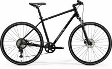 Linnaratas Merida Crossway 20 III2, XL, must (hõbe)