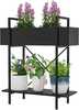 Lillealus Outsunny, 2 tasandit, 70 cm, must
