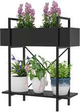 Lillealus Outsunny, 2 tasandit, 70 cm, must