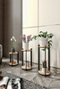 Puidust lillealus Hanah Home FLOWER STALO 3 komplekt, 23 x 40 x 23 cm, tamm