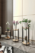 Puidust lillealus Hanah Home FLOWER STALO 3 komplekt, 23 x 40 x 23 cm, tamm