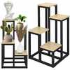 Lillealus Springos GA0206, 67,5 cm, loft-stiilis, must/helepruun