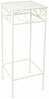 Lillestatiiv Home4You Sandy, 23 x 23 x 60 cm, valge