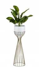 Metallist lillealus Loft, 68 cm, valge