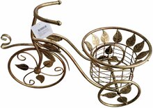 Lillepoti hoidja Besk Bicycle, 43 x 20 x 30 cm, metall