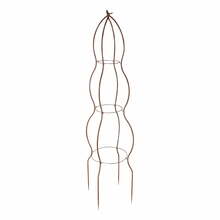 Taimetugi 4IQ 3D round bird, PY67, 48 x 48 x 169 cm, metall, pruun