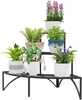 Taimestend Outsunny, 3-astmeline, 60 cm, must