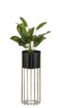 Moodne lillealus, 55 cm, must/kuldne