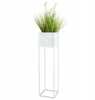Moodne lillealus Howhomely, 90 x 24 cm, valge