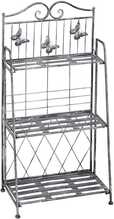 Taimede riiul Outsunny, metallist lillealus, 3 taset, 44 x 25 x 96 cm