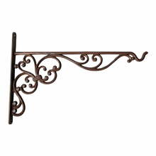 Lillepotihoidja Esschert Design BPH53, 35.5 x 2.4 x 24.7 cm, metall, pruun