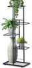 Lillestend Vilde, metallist, 5 tasandit, 96 cm, must
