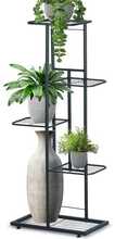 Lillestend Vilde, metallist, 5 tasandit, 96 cm, must