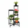 Lillealus Springos, metall, 78,5 cm, 5 riiulit, must