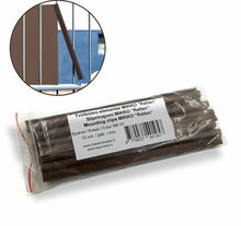 Kinnitusklambrid Mikko, Rattan MK-01, 10 tk, pruun