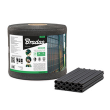 Aialint Bradas, 19 cm x 36 m, 200 g/m2, hall, RAL7016