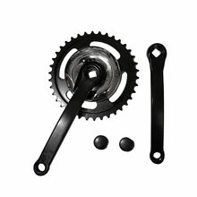 Vändad Azimut steel, 38T, 170 mm, 1-käiguline, must