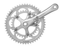 Vändad SunRace FCR86, 50x34T, 170 mm, 2x8 käiku