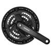 Esihammasrattakomplekt Shimano Altus FC-M371-44T, 170 mm, 9-käiguline, must-44X32X22T