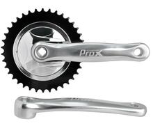 Esihammasratas Prox City Alu, 1 käik, 38T, 170 mm, must-hõbe