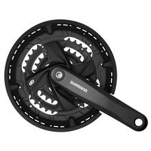 Esihammasrattakomplekt Shimano Altus FC-M371-44T, 170 mm, 9-käiguline, must-44X32X22T