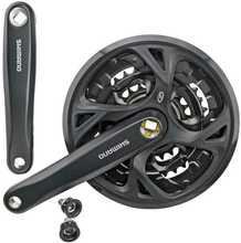 Eesmine hammasrattaplokk Shimano Altus FC-M371-48T, 170 mm, 9-käiguline, must-48X36X26T