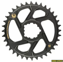 Esihammasratas Sram X-Sync 2, 38T, Direct Mount, 6mm Offset, alumiinium, Eagle Gold