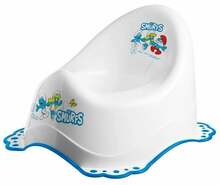 Laste pot Maltex Smurfs, 22.5 x 35.5 x 30 cm, valge/sinine