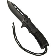 Kokkupandav nuga Mil-Tec Paracord, must