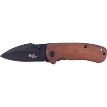 Kokkupandav nuga FoxOutdoor Compact, must/puit