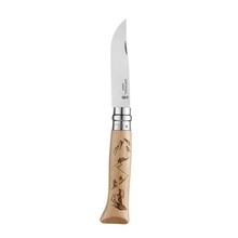 Taskunuga Opinel Nr.8, roostevaba teras, dekoreeritud käepide