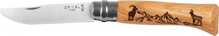 Kokkupandav nuga Opinel 8 Inox, 8 cm, tamm