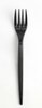 Ühekordsed kahvlid Kreispack Superior, 17 cm, must, 50 tk