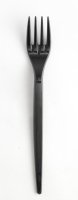 Ühekordsed kahvlid Kreispack Superior, 17 cm, must, 50 tk