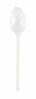 Plastmassist teelusikad Kreispack Superior, 12,5 cm, valged, 50 tk
