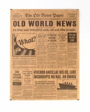 Toidupaberilehed Newspaper Oldnews, 27 x 35 cm, PE, 200 tk