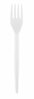 Ühekordsed kahvlid Kreispack Superior, 17 cm, valged, 50 tk