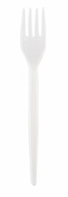 Ühekordsed kahvlid Kreispack Superior, 17 cm, valged, 50 tk
