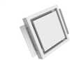 Difuusor Ergovent Kvadro D125 mm