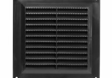 Ventilatsioonirest Europlast VR1515M, 150 x 150 mm, must