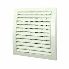 Ventilatsioonirest Europlast ND12R, 190 x 190 mm, valge