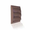 Ventilatsioonirest Europlast ND12ZB, 190 x 190 mm, pruun