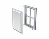 Ventilatsioonirest Vents MV125S, 182 x 251 mm, valge