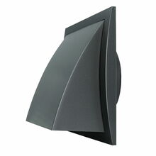 Ventilatsioonirest Europlast ND12FVA, 190 x 190 mm, antratsiit