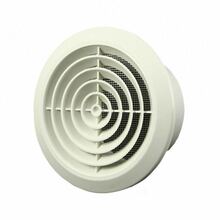 Ventilatsioonirest Europlast NGA100, D100, valge