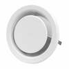 Ventilatsiooniplafoon Europlast DMK125, metall, 125 mm, valge
