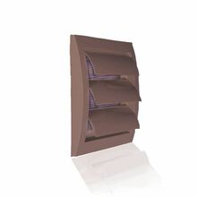 Ventilatsioonirest Europlast ND10ZB, 148 x 153 mm, pruun