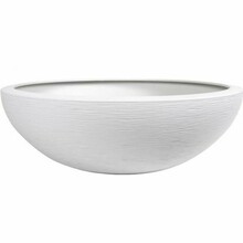 Lillepott Eda, plastik, valge, 59 cm