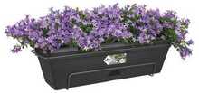 Lillepott Elho Basics, must, 25,7 x 47,3 x 16,7 cm