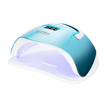 Küünelamp Glow F2 BP, UV/LED, 220 W, türkiissinine